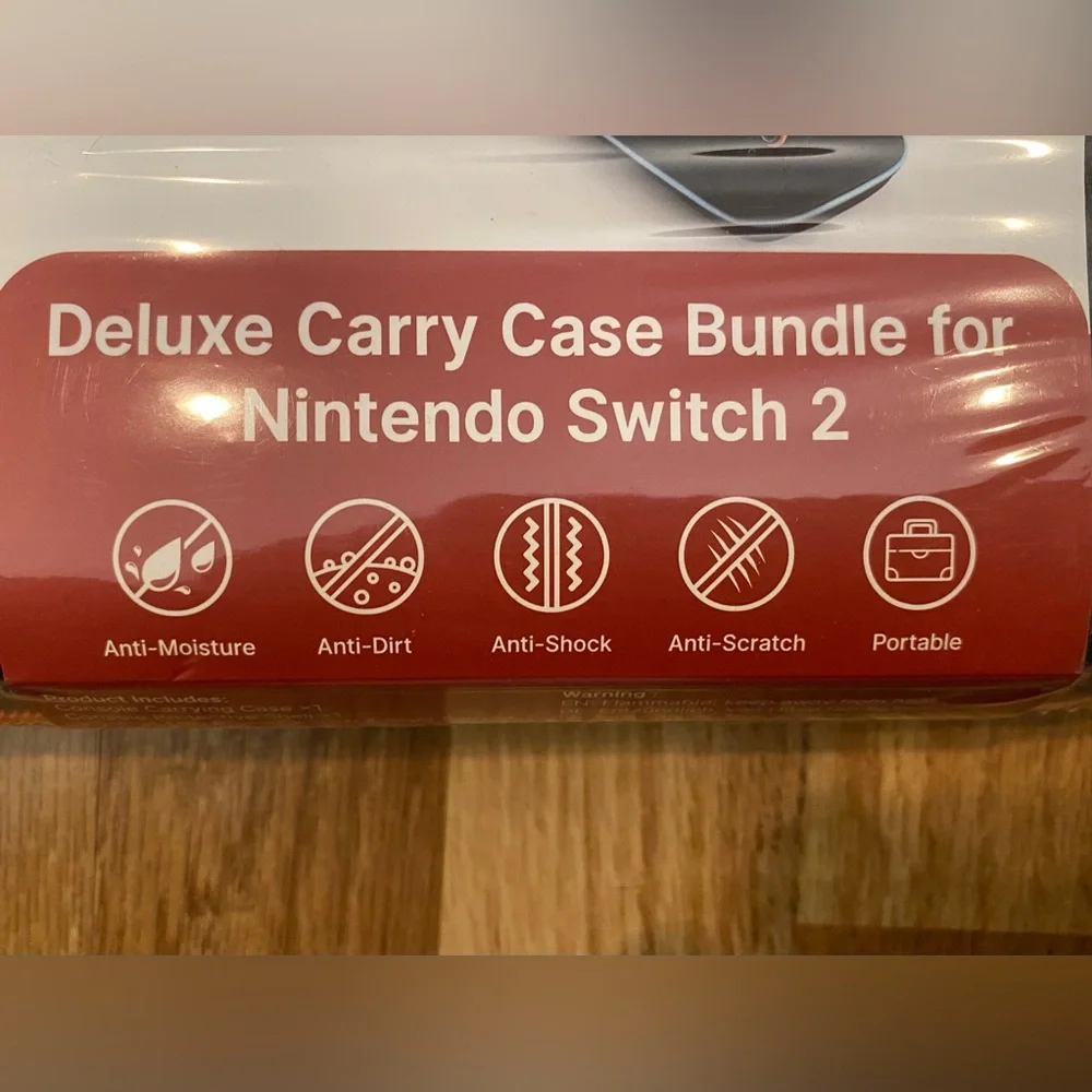 Black Deluxe Carry Case Bundle for Nintendo Switch 2 New